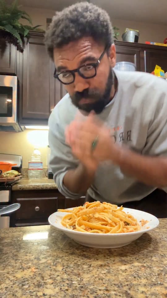 Baked Salmon and Feta Pasta