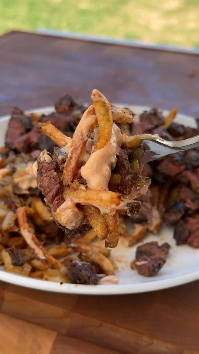 Animal-Style Fries with Grilled Steak