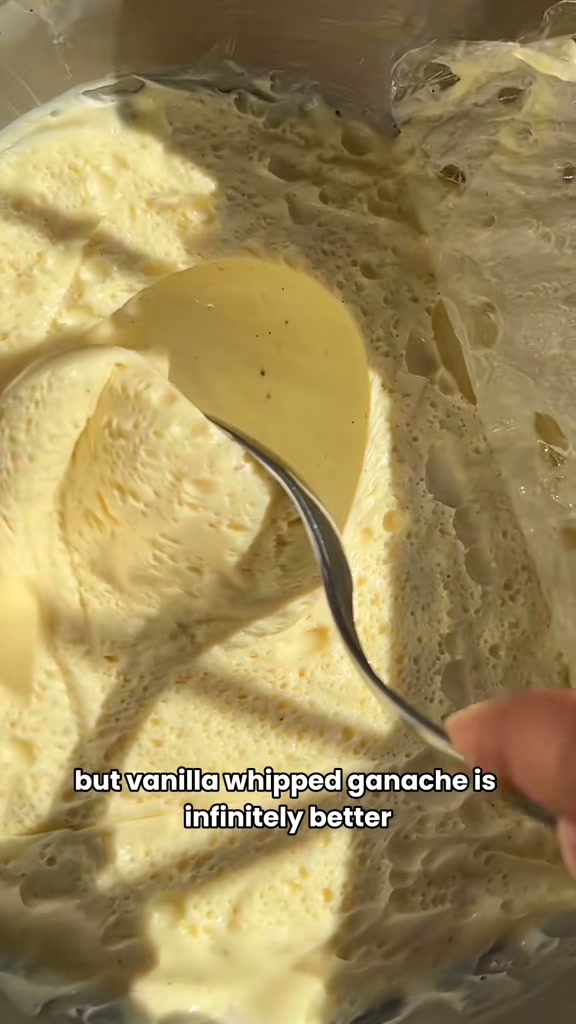 Vanilla Whipped White Chocolate Ganache