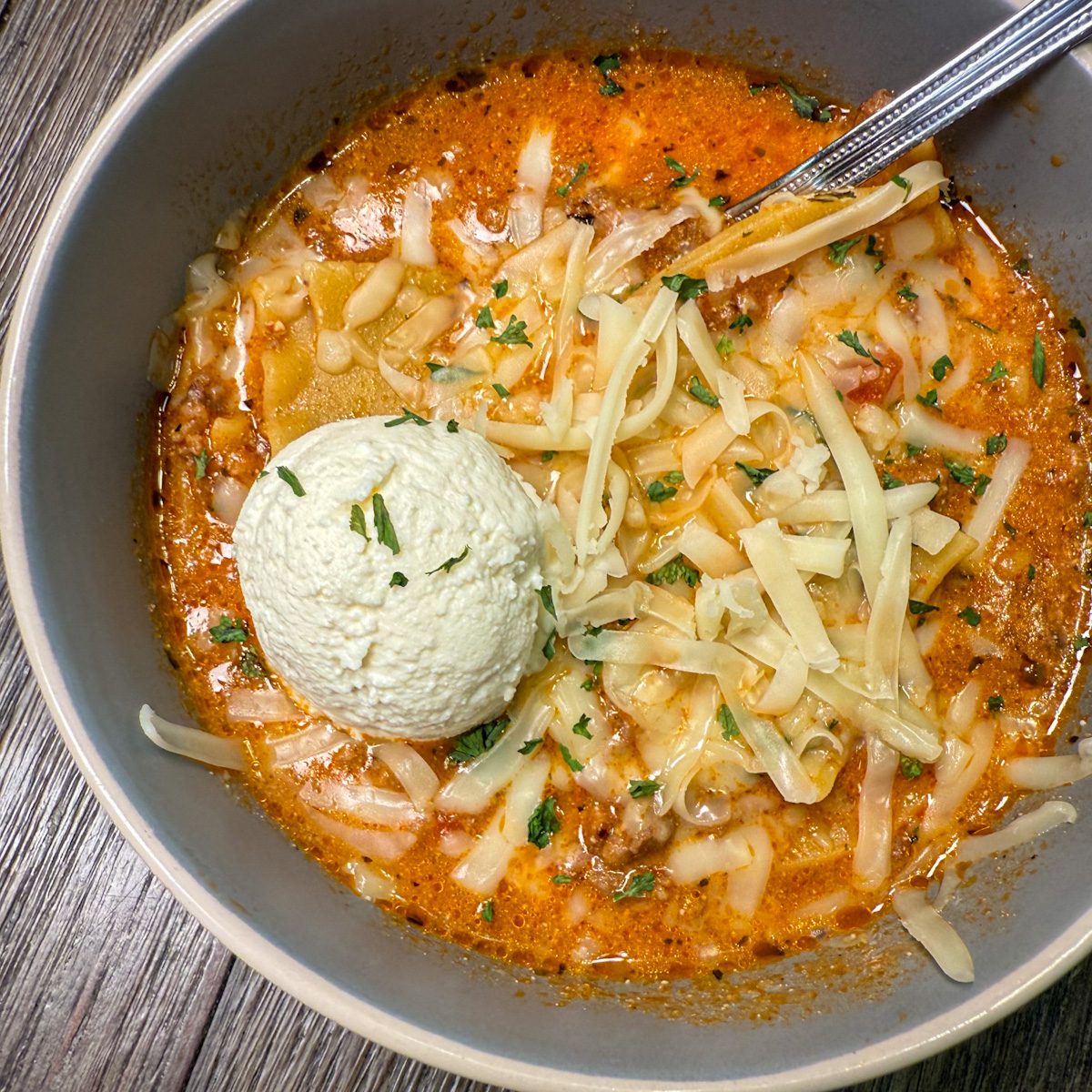 Lasagna Soup