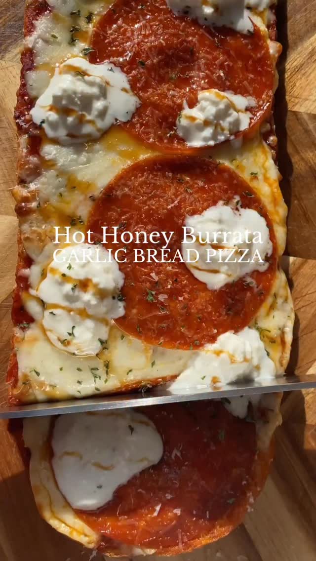 Burrata Pizza with Hot Honey