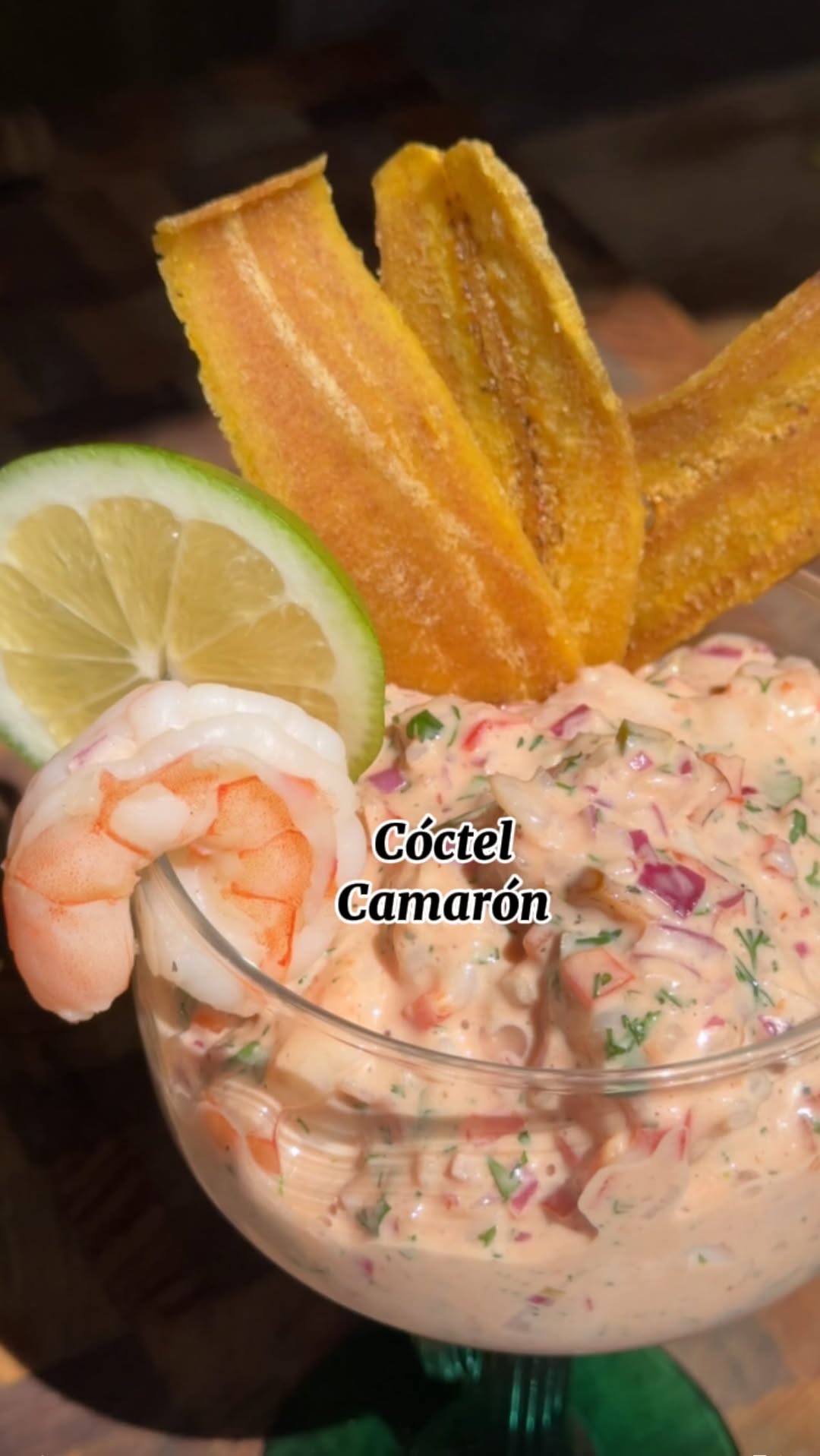 Cóctel ecuatoriano de camarones