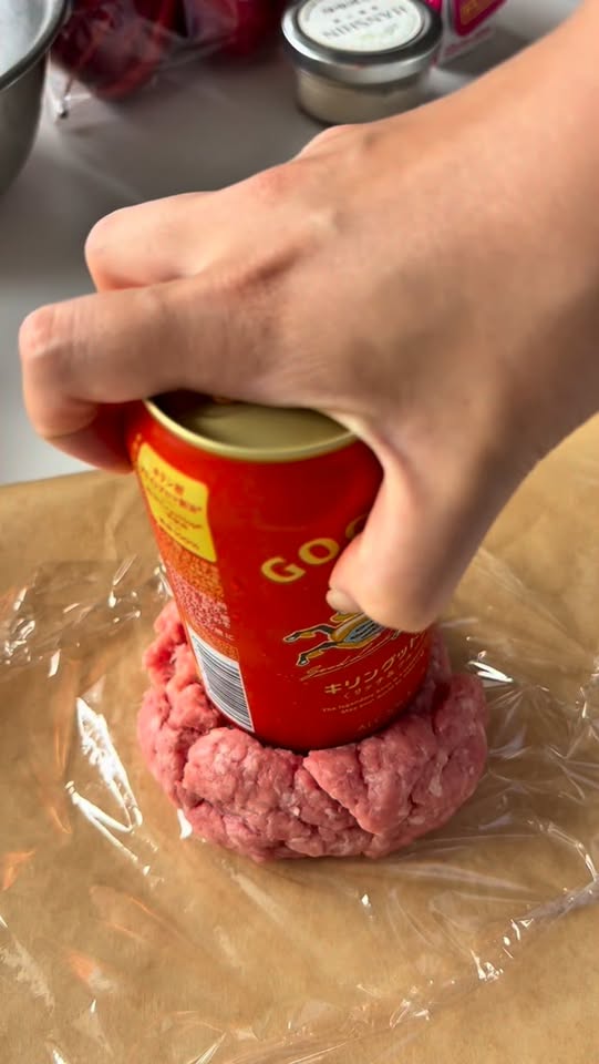 Japanese Bird’s Nest Hamburger Steaks