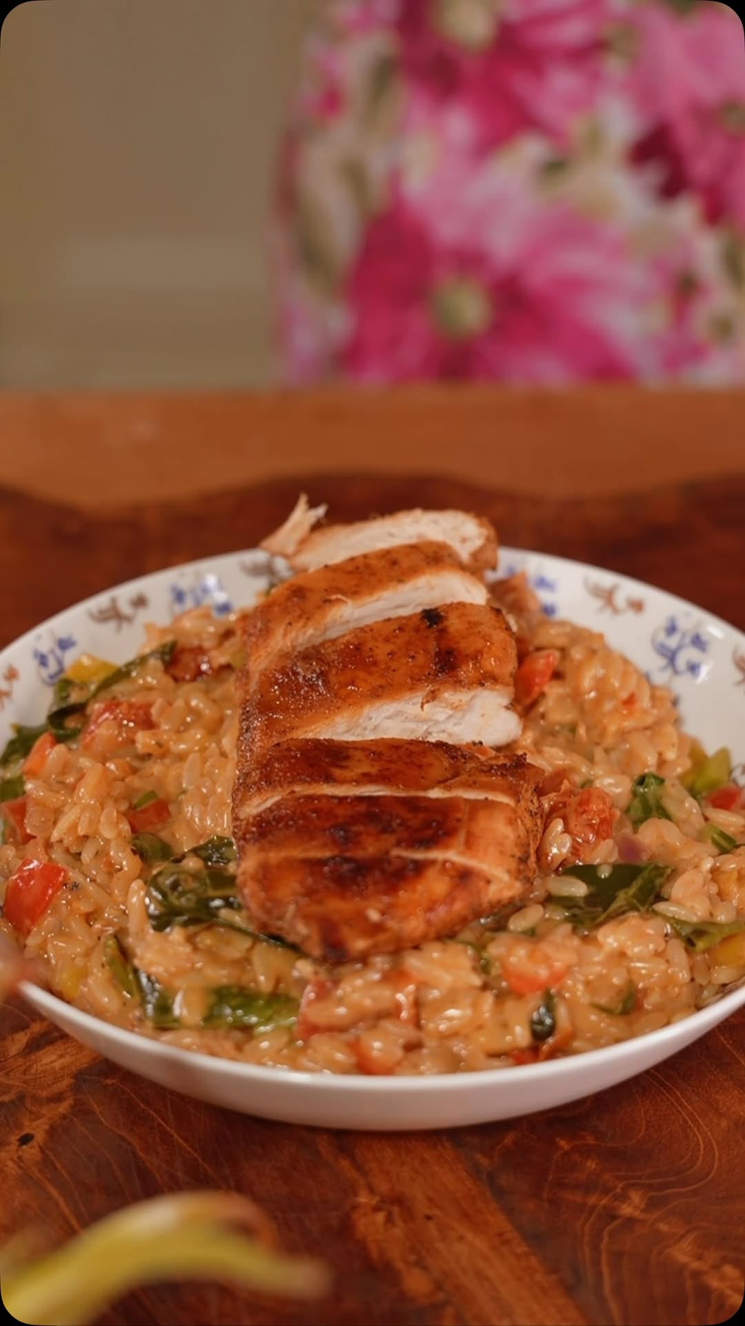 Creamy Cajun Chicken Orzo