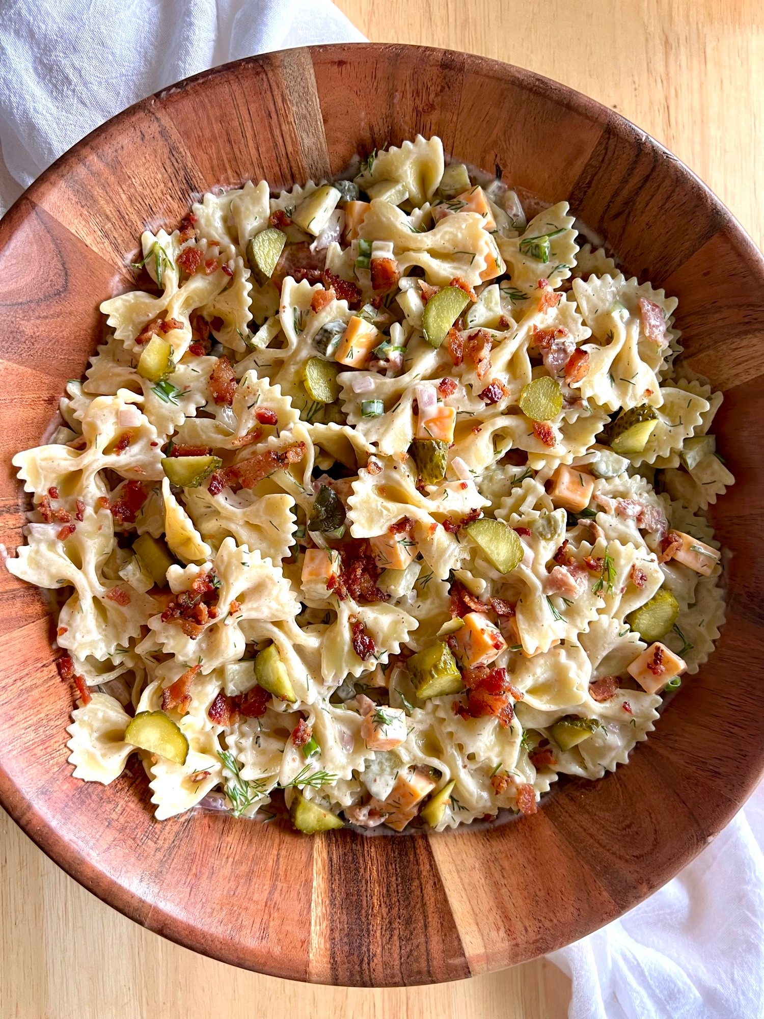 Dill Pickle Pasta Salad