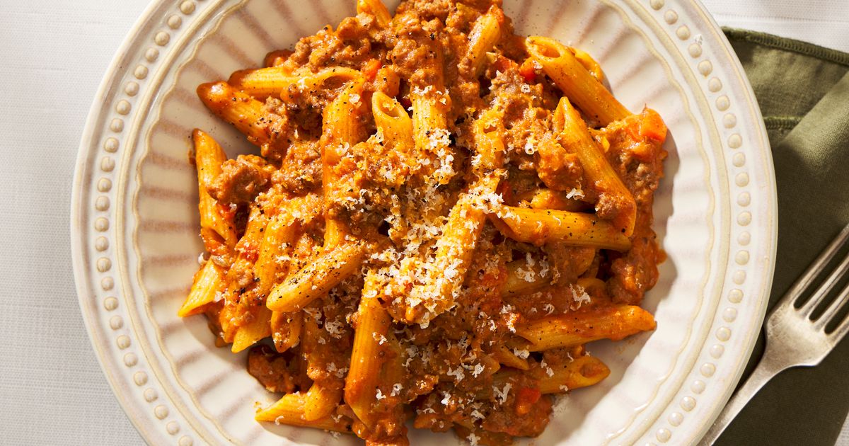 Penne Strascicate (Penne “Dragged” Through Ragù)