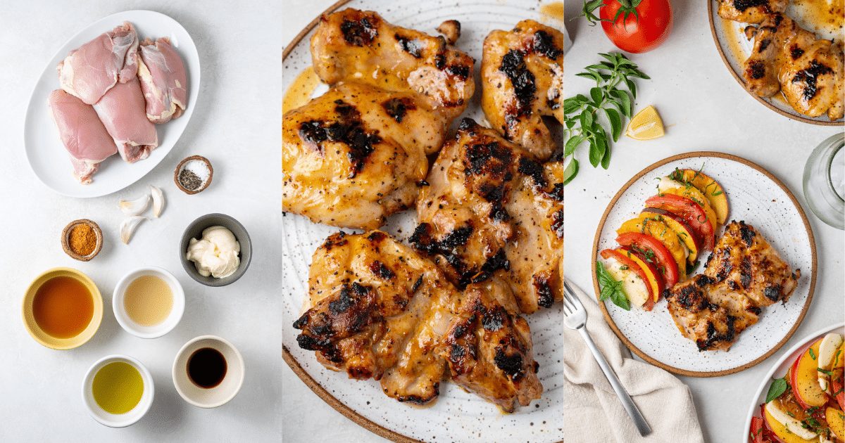 The Best Grilled Boneless Chicken Thighs