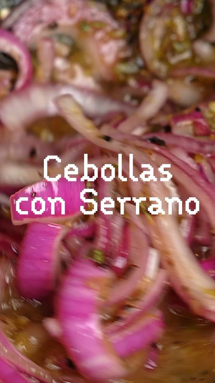 Quick Onions with Serrano Peppers