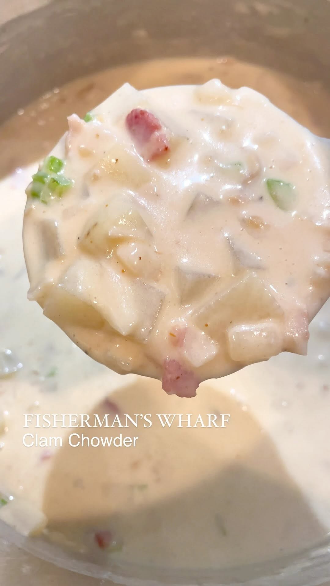 Fisherman’s Wharf-Style Clam Chowder