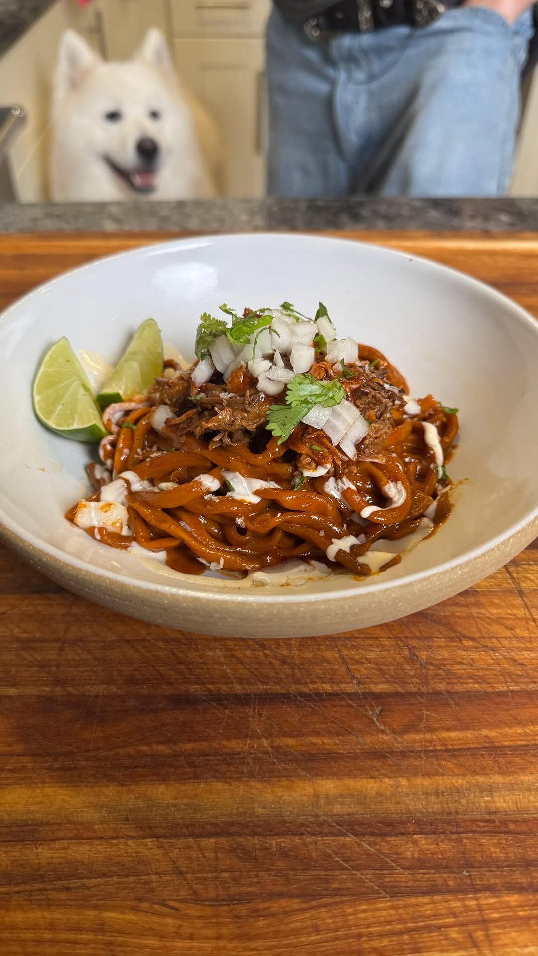 Birria Bucatini with Creamy Consomé Sauce