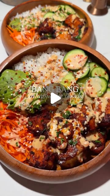 Bang Bang Salmon Bites Bowls