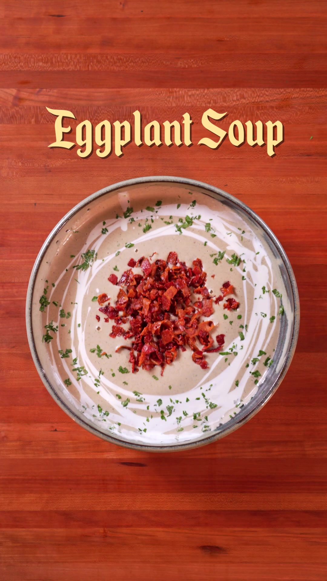Roasted Eggplant Soup