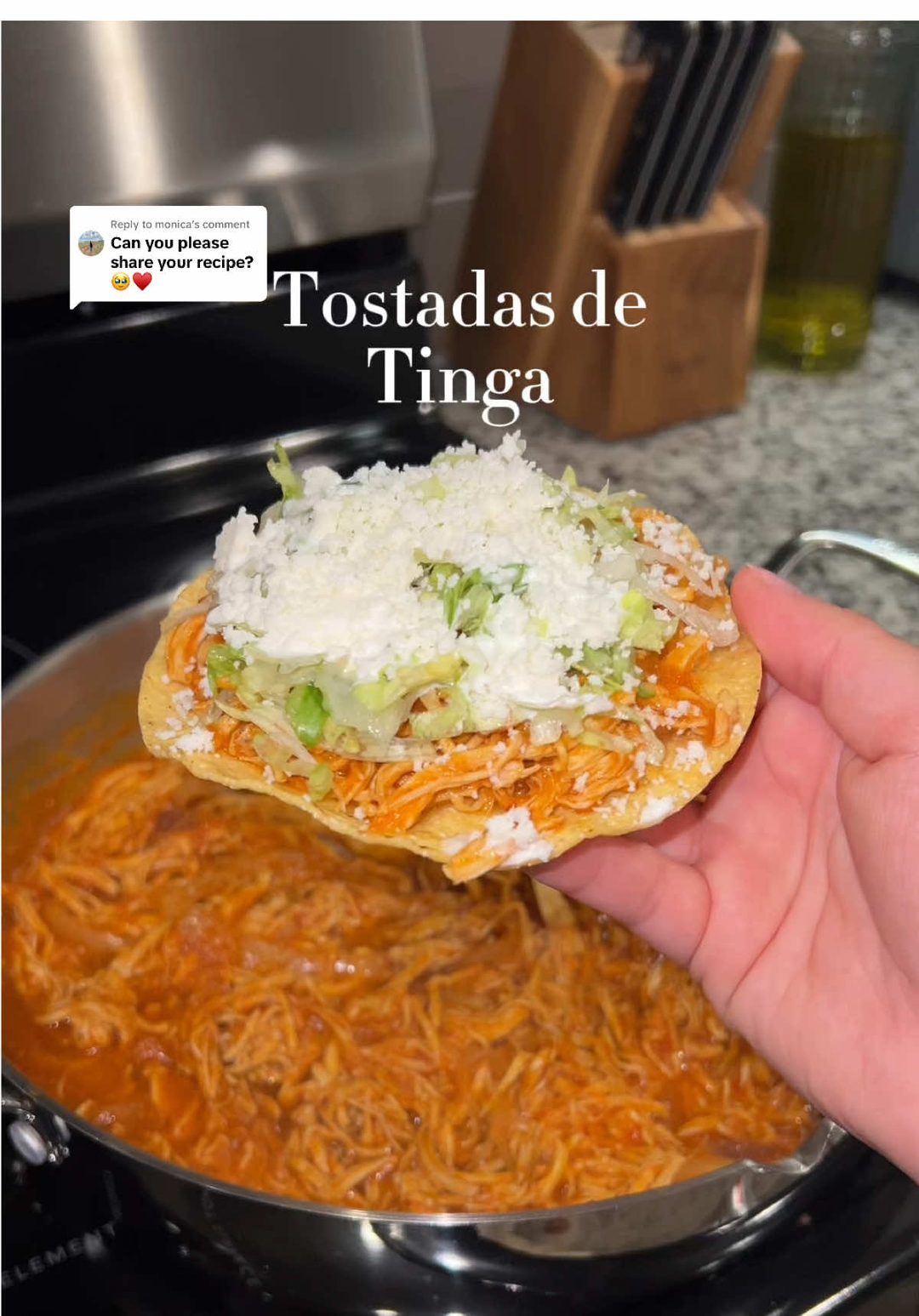 Tostadas de Tinga