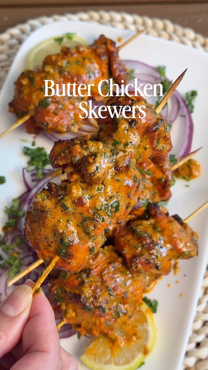 Butter Chicken-Style Chicken Skewers