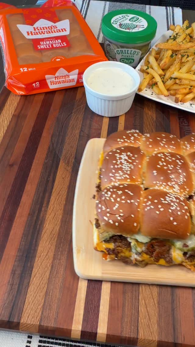 Pickle Ranch Cheeseburger Sliders