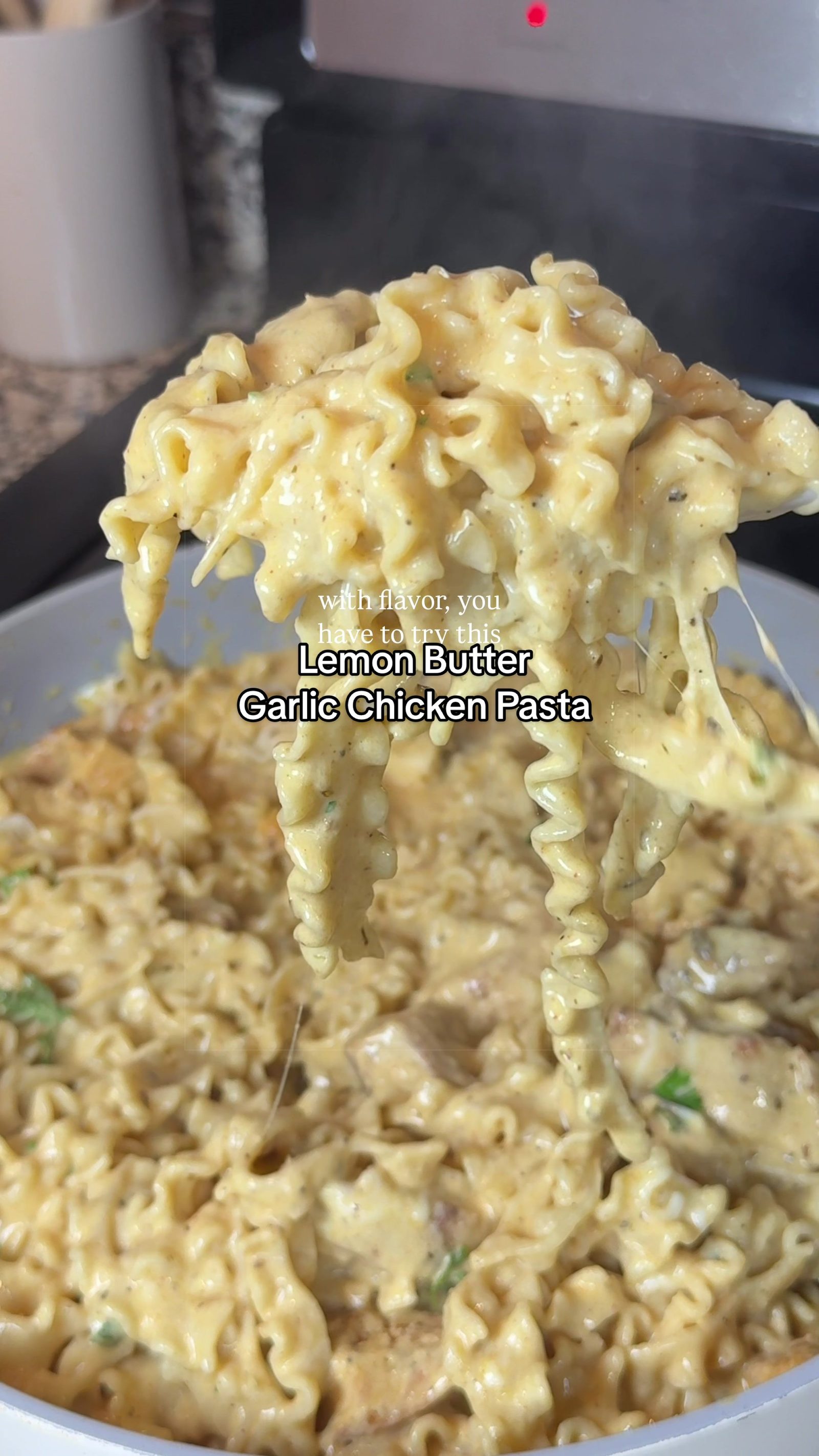 Lemon Butter Garlic Chicken Pasta