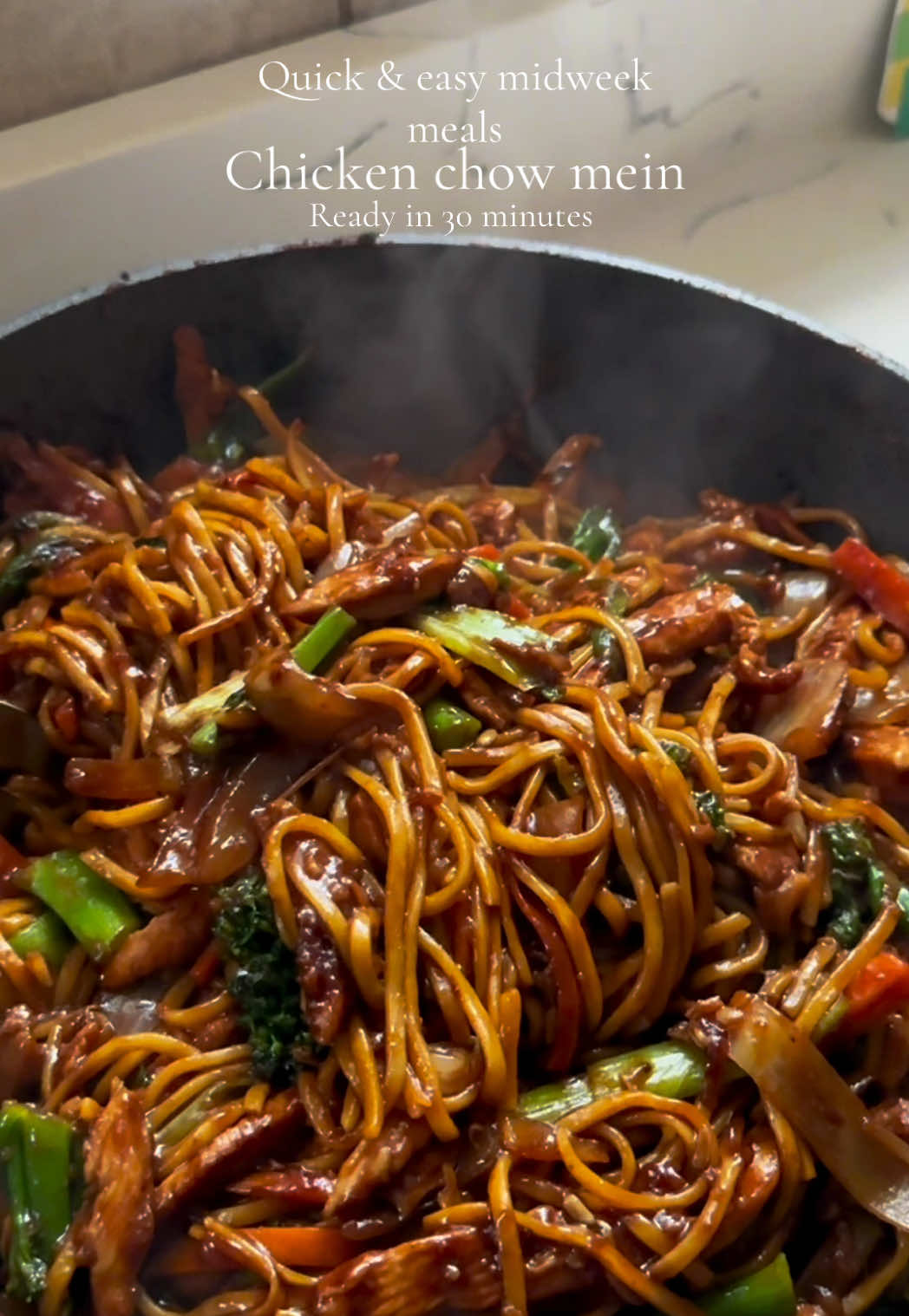 Quick & Easy Chicken Chow Mein