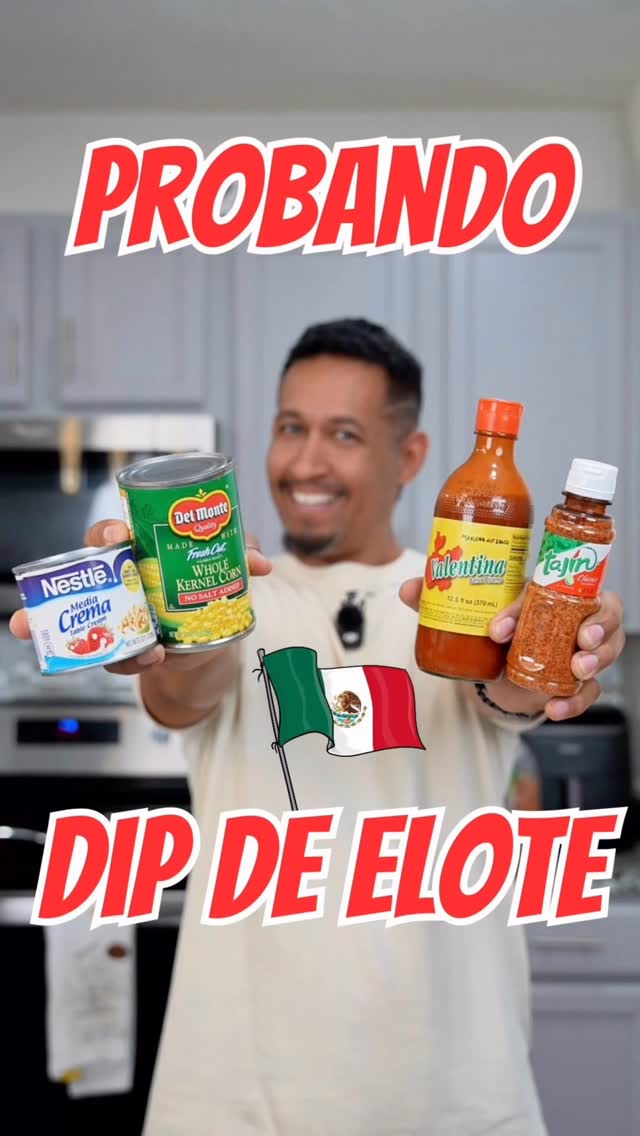 Mexican Corn Dip with Fried Screw-Shaped Snack