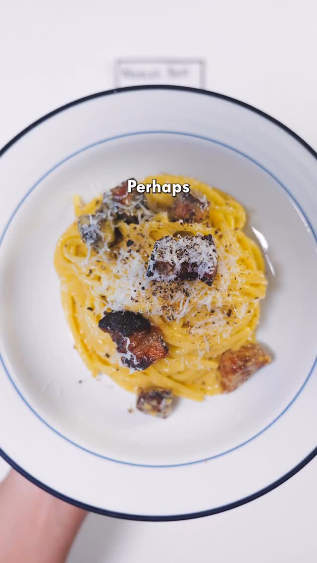 Recreating the World’s Best Carbonara