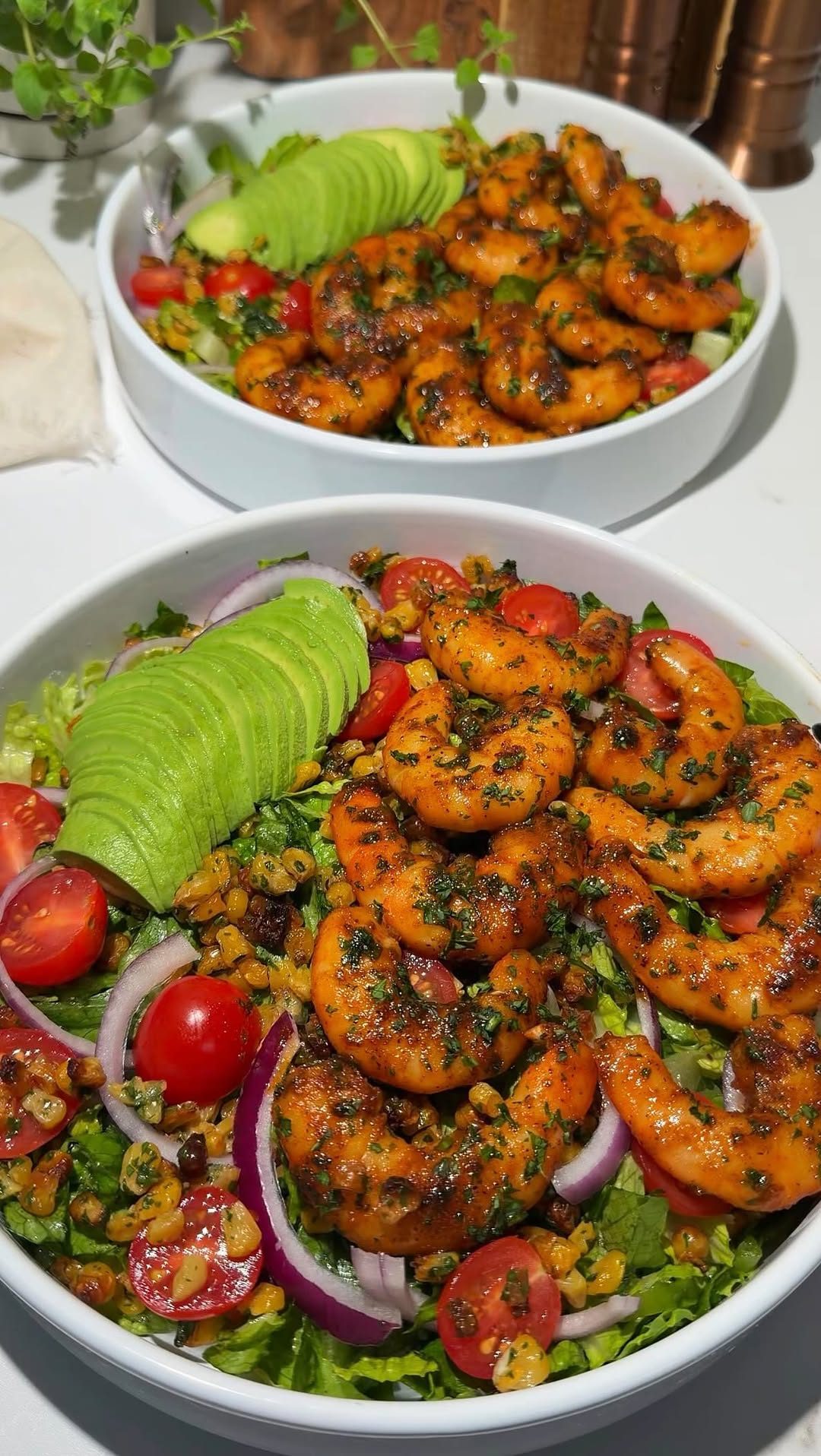 Honey Lime Shrimp Salad