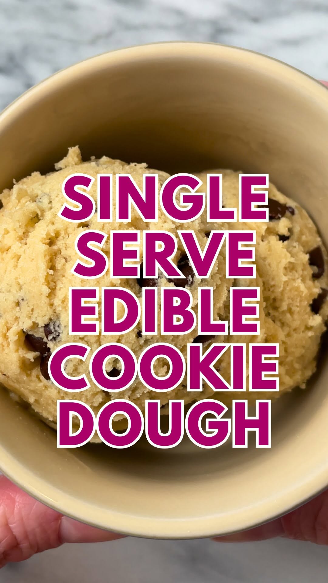Single-Serve Edible Cookie Dough