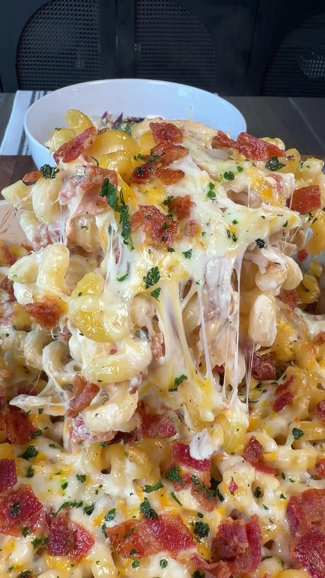 Chicken Bacon Ranch Pasta Bake
