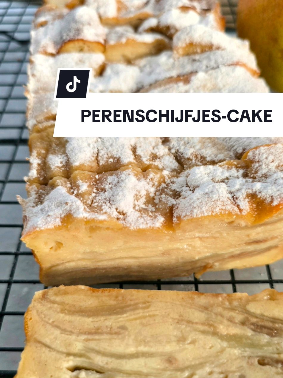 Healthy Pear Slice Cake