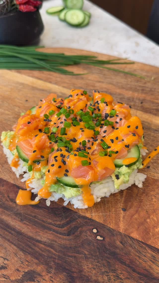 Crispy Sushi Waffles