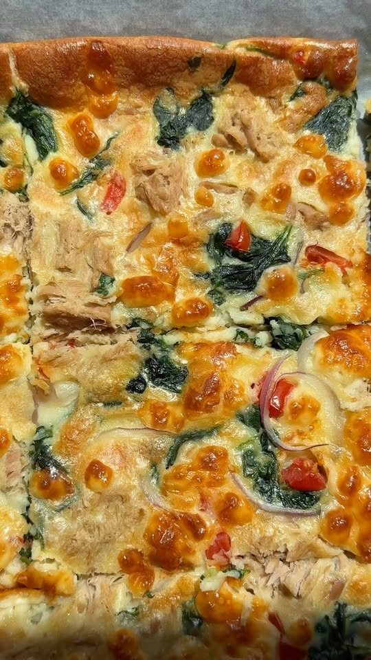 Oven-Baked Tuna Pancake