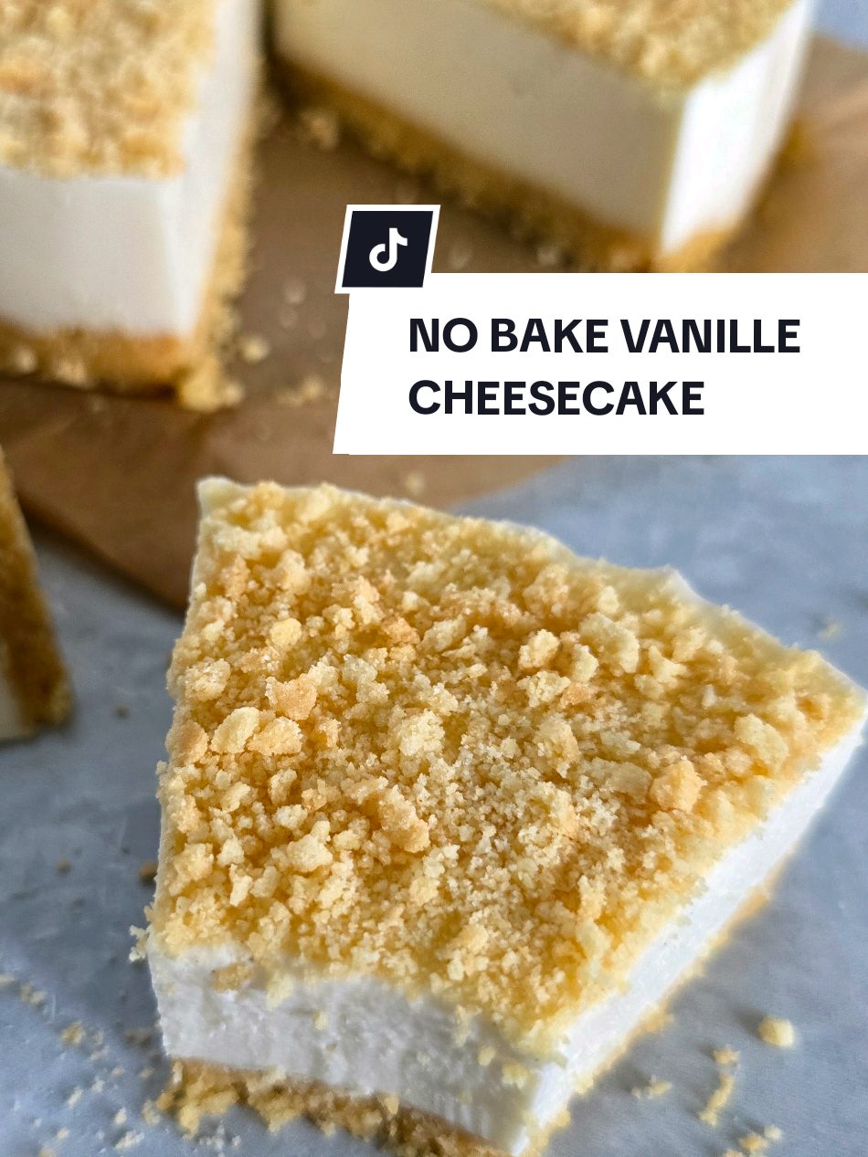 No-Bake Vanilla Cheesecake