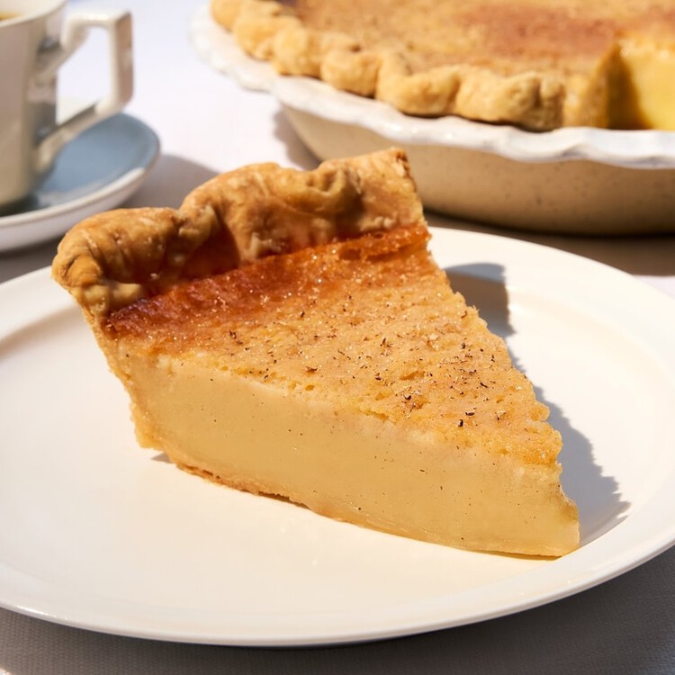 Carla Hall’s Buttermilk Eggnog Pie