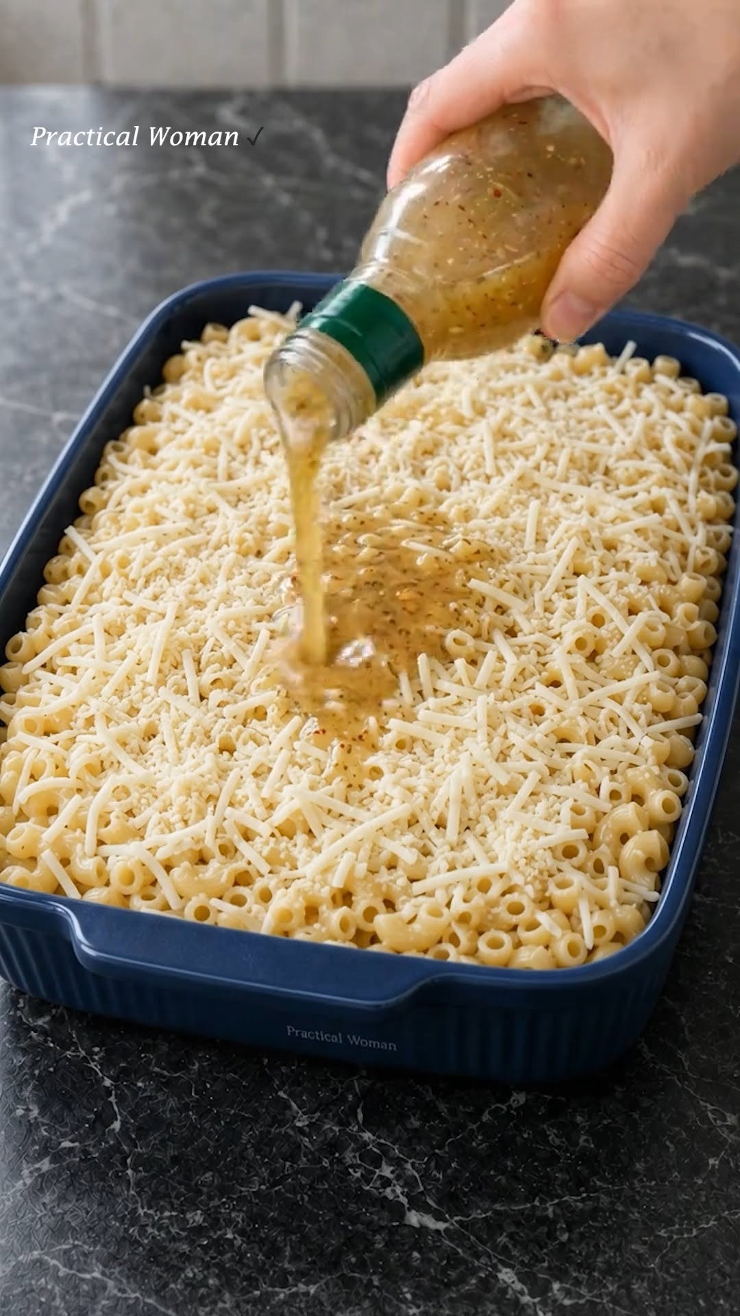 Oven-Baked 4-Ingredient Zesty Italian Macaroni