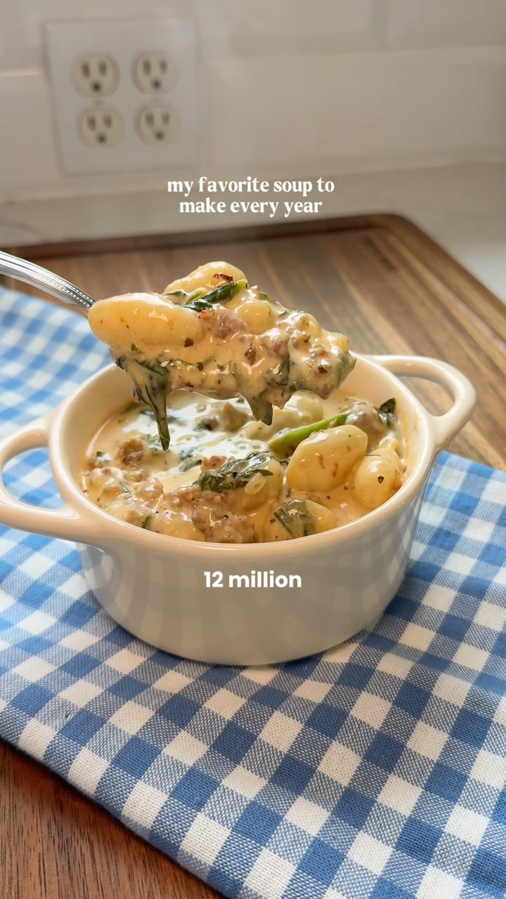 Italian Sausage Gnocchi Soup