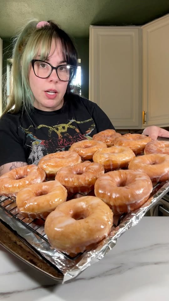 Copycat Krispy Kreme Glazed Donuts