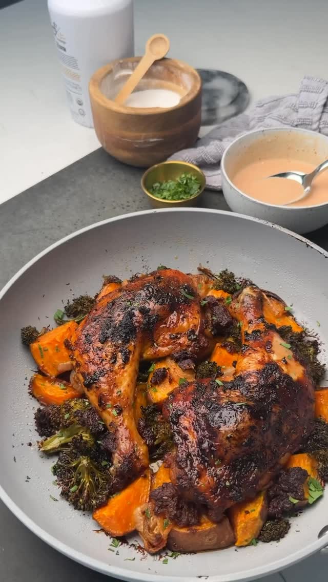 Roasted Chicken & Veggie Dinner