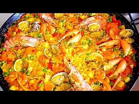 Budget Seafood Paella