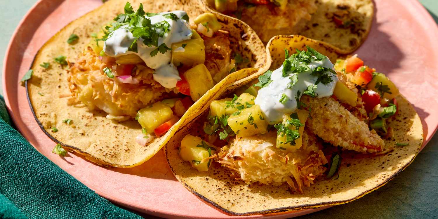 Crispy Coconut Shrimp Tacos