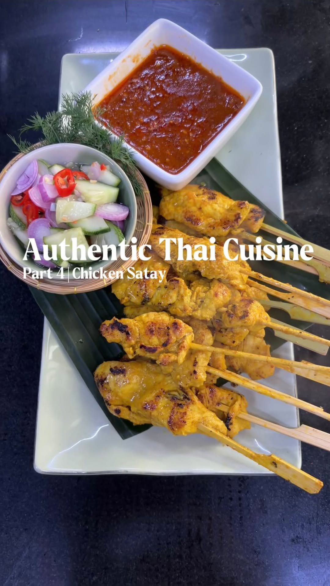 Authentic Thai Chicken Satay