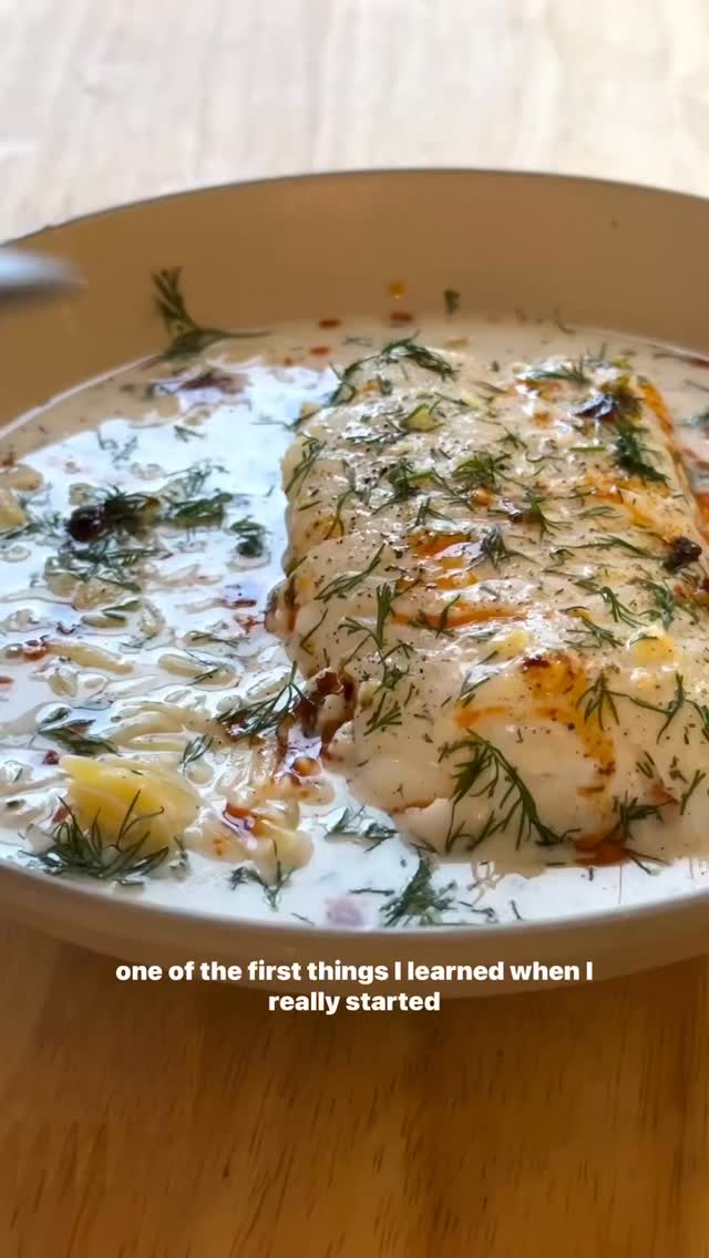 Coconut Dill Poached Cod