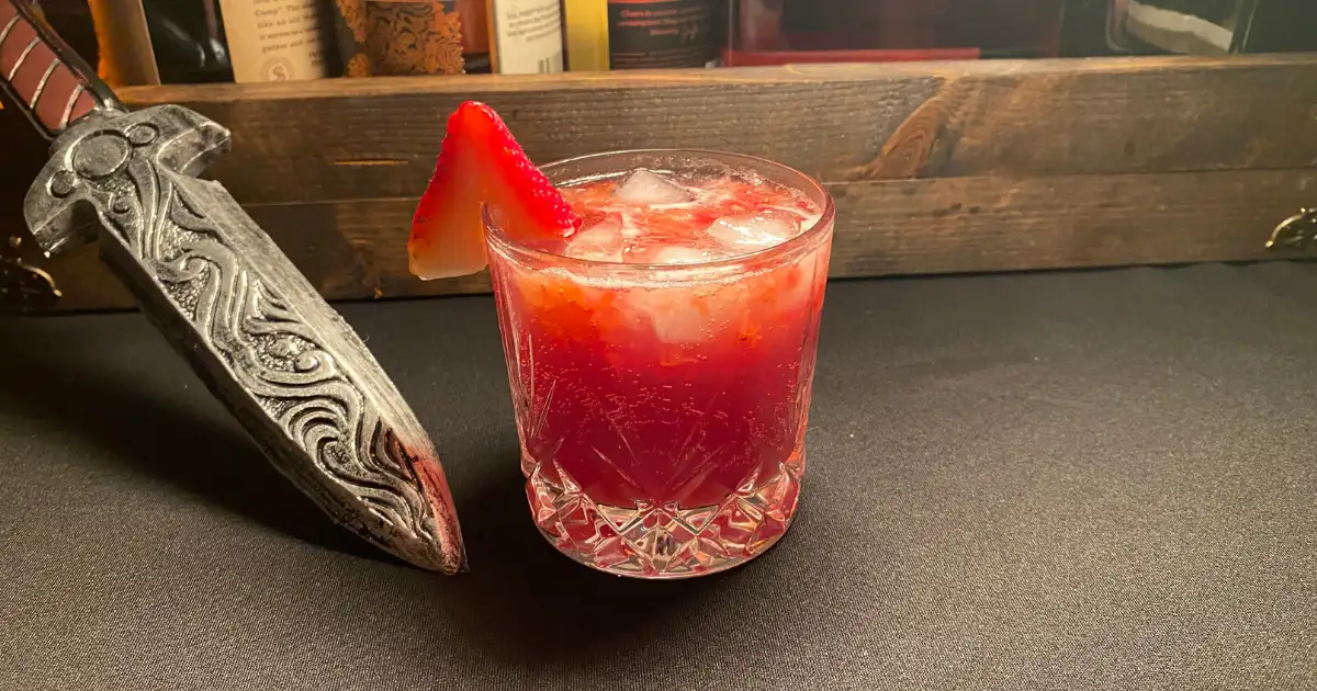 Health Potion Strawberry Cocktail