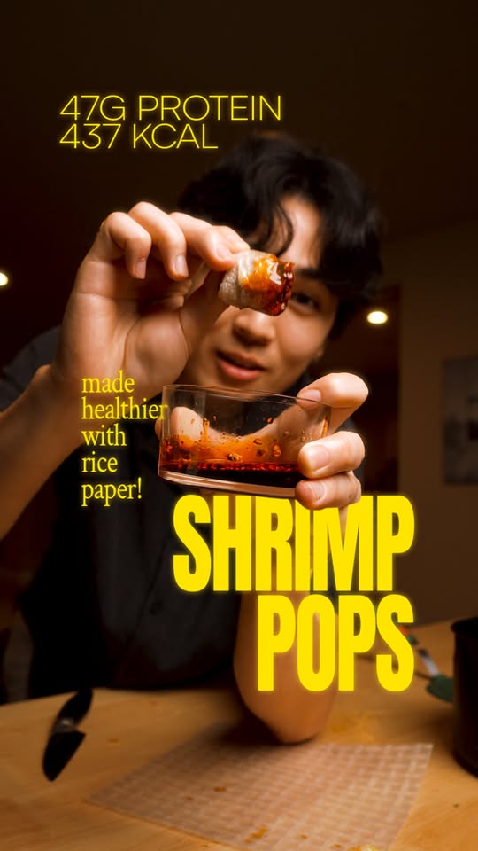 Rice Paper Shrimp Pops