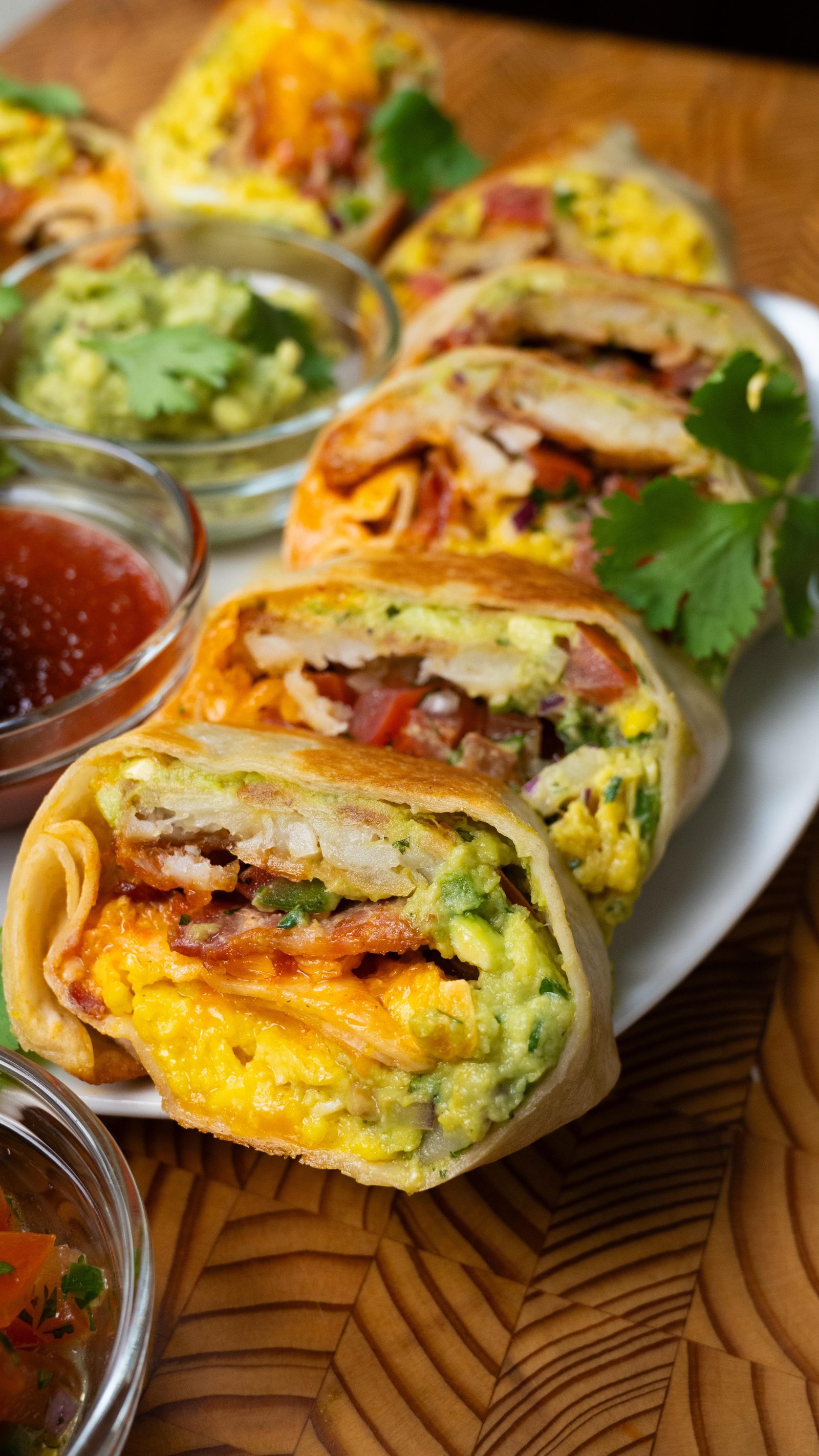 Bacon Egg and Cheese Burritos