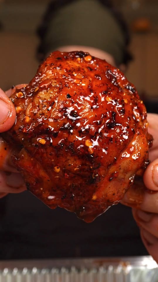 Honey Chili Crisp Chicken Thighs