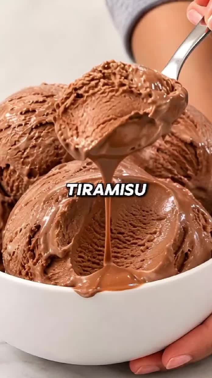Tiramisu-Inspired Ice Cream