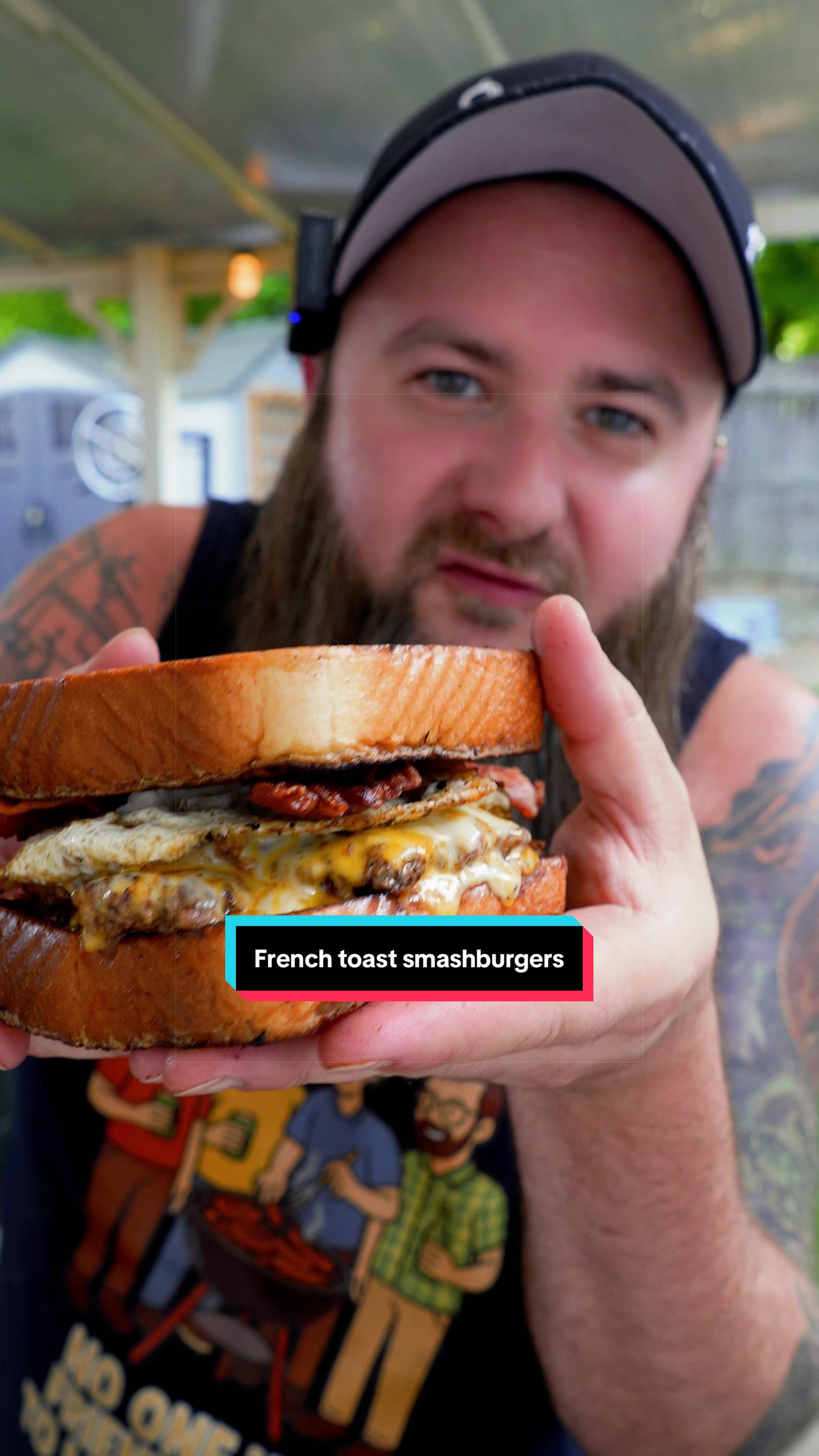 French Toast Smash Burgers