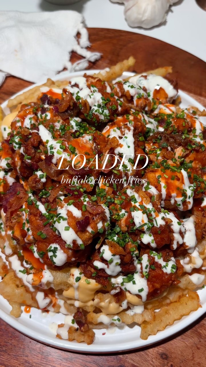 Loaded Buffalo Chicken Fries
