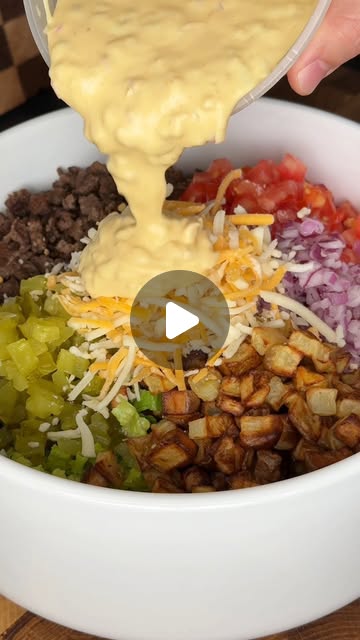 Burger Salad Bowl