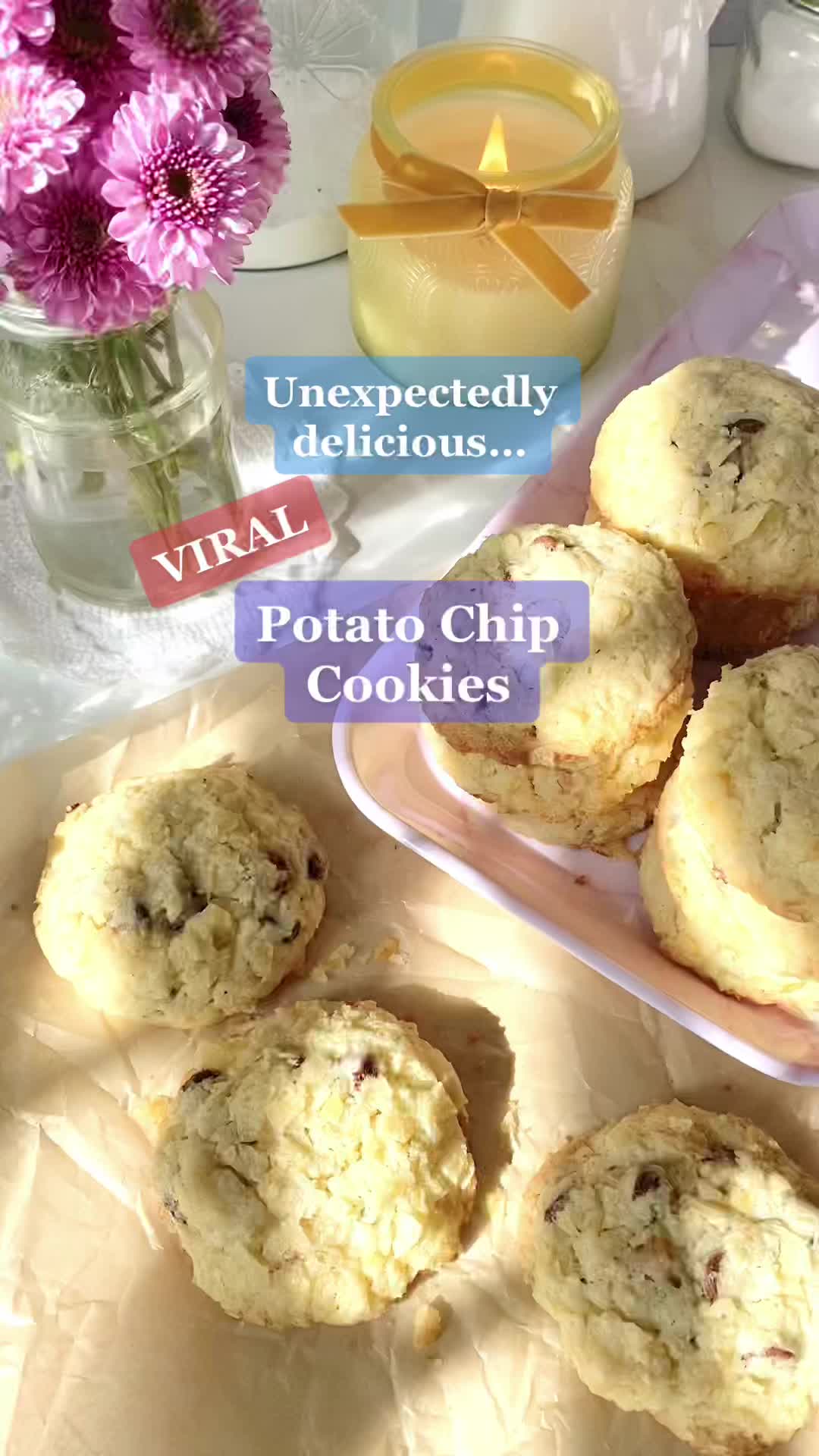 Vintage Potato Chip Chocolate Chip Cookies