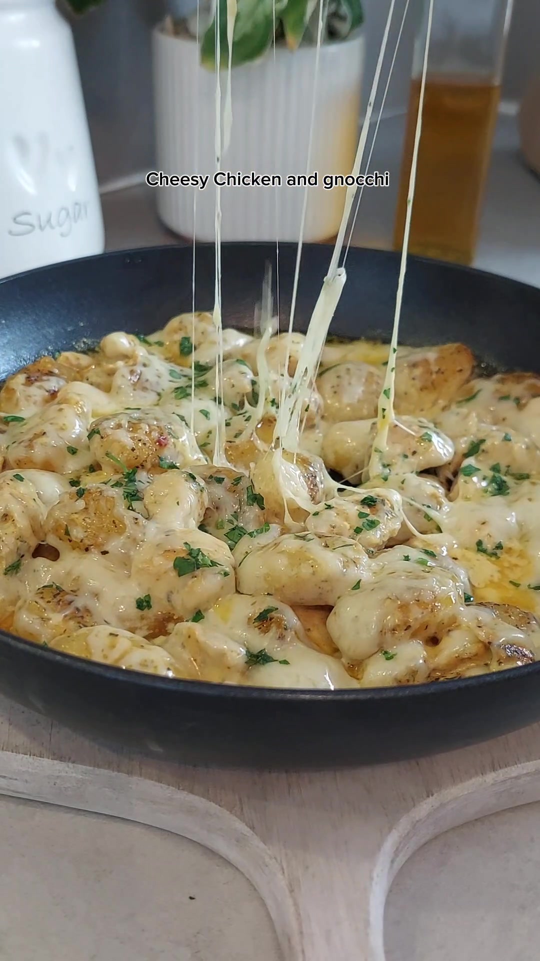 Creamy Chicken and Spinach Gnocchi