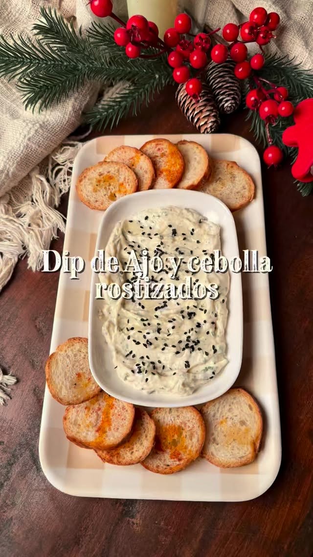 Roasted Onion and Garlic Dip